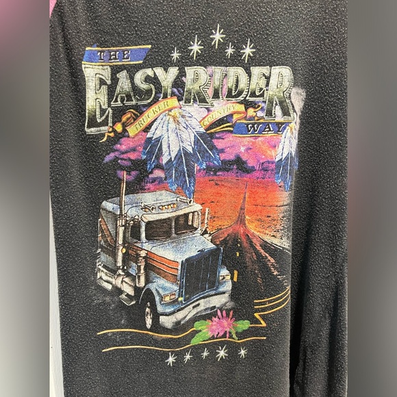 Spell & Gypsy collective vintage raglan tee The Easy Rider Way - Picture 5 of 7